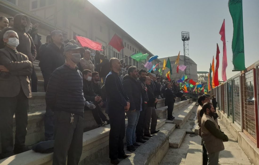گزارش تصویری اجتماع بزرگ جهادگران فاطمی  مورخ ۲۹ آبان ماه ۱۴۰۱ در ورزشگاه شهید بهشتی میدان هرندی